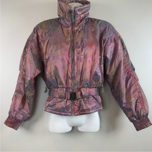 Obermeyer Vintage Ski Jacket Belt Pedlum sz 12